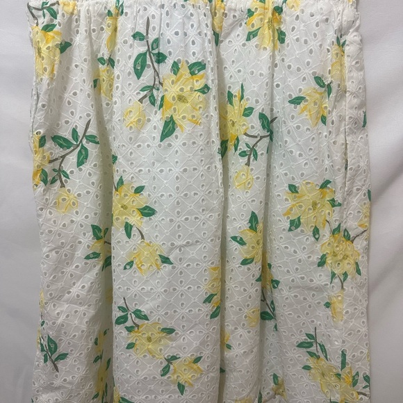 Draper James White and Yellow Floral Mini Dress - Picture 7 of 11